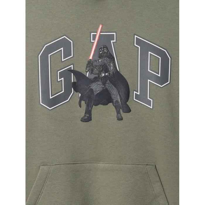Флисовая толстовка с рисунком Звездных войн с логотипом Gap цвет: Хаки