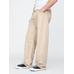 Keten Karışımlı 90's Loose Herringbone Pantolon цвет: Бежевый