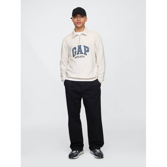 VintageSoft Gap Logo Polo Yaka Sweatshirt цвет: Бежевый