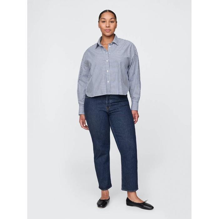High Rise Cheeky Straight Washwell Jean Washwell цвет: Голубой