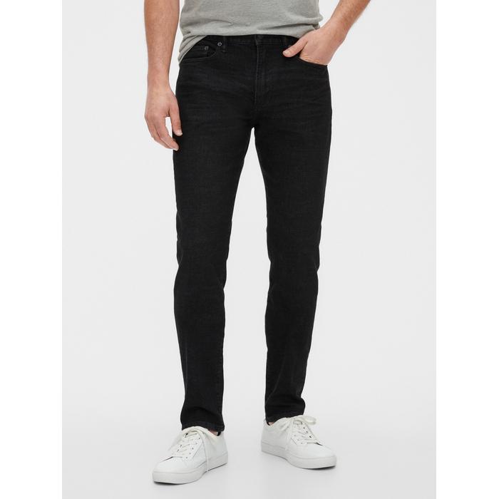 Ex Джинсовые брюки GapFl Taper Washwell™ Slim цвет: Чёрный