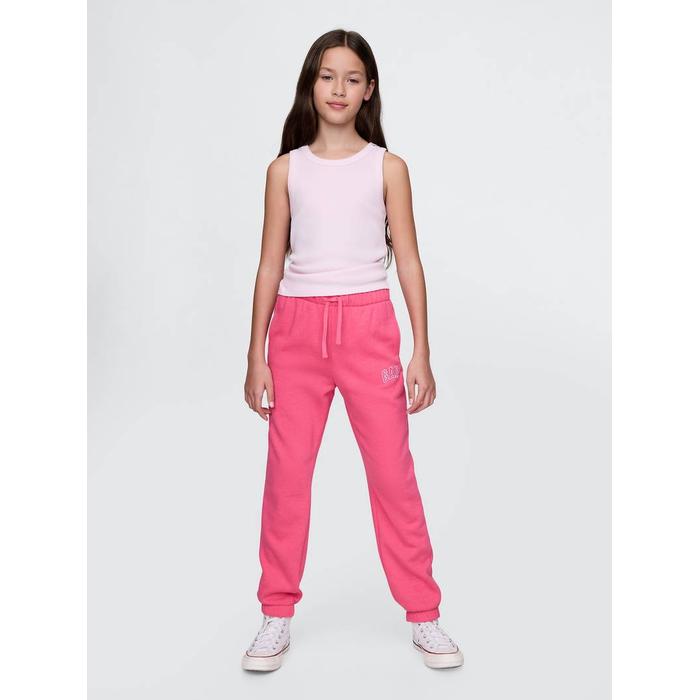 Relaxed Спортивные штаны джоггера из махровой ткани с логотипом Gap цвет: Розовый