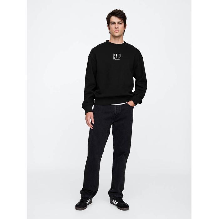 Gap Logo Vintage Soft Fleece Sweatshirt цвет: Чёрный