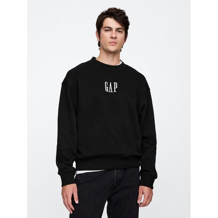 Gap Logo Vintage Soft Fleece Sweatshirt цвет: Чёрный