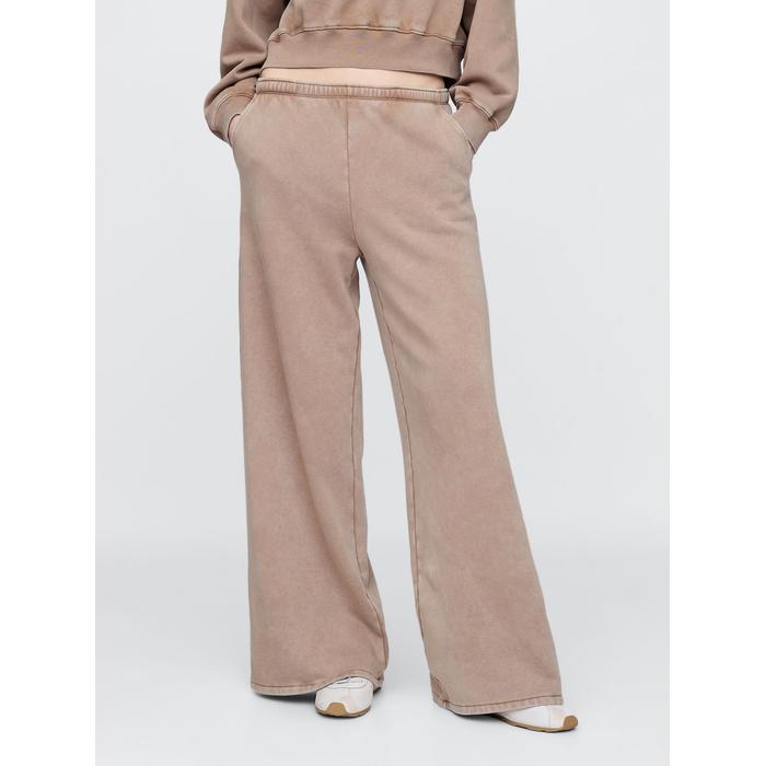 VintageSoft Wide-Leg Baggy Eşofman Altı цвет: Розовый
