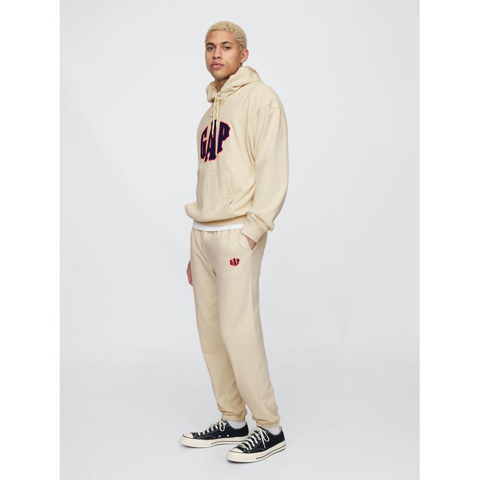 Gap Logo VintageSoft Fransız Havlu Kumaşı Jogger Eşofman Altı цвет: Бежевый