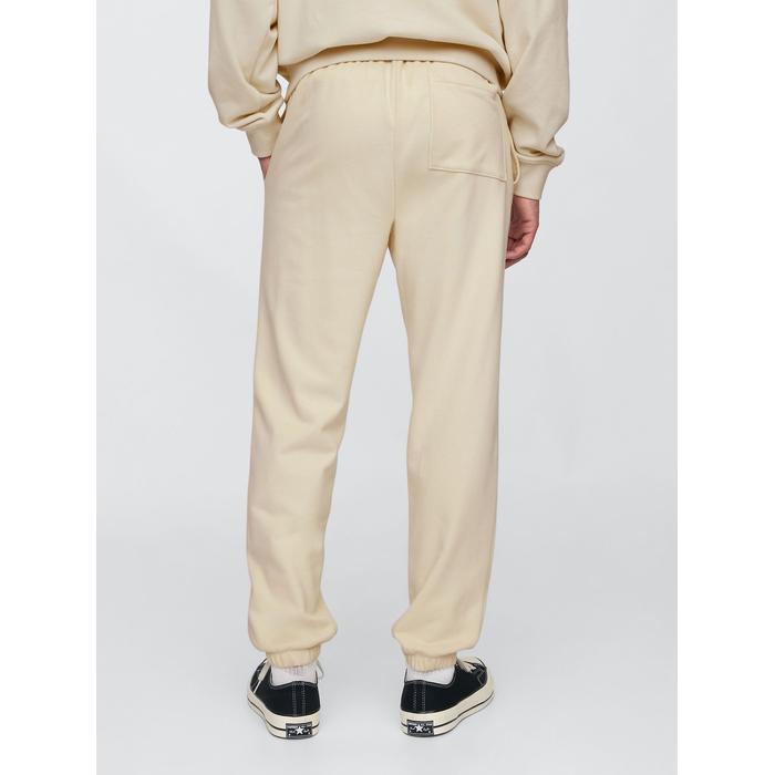 Gap Logo VintageSoft Fransız Havlu Kumaşı Jogger Eşofman Altı цвет: Бежевый