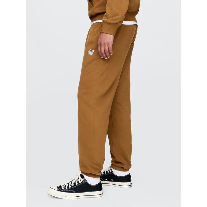 Gap Logo VintageSoft Fransız Havlu Kumaşı Jogger Eşofman Altı цвет: Коричневый