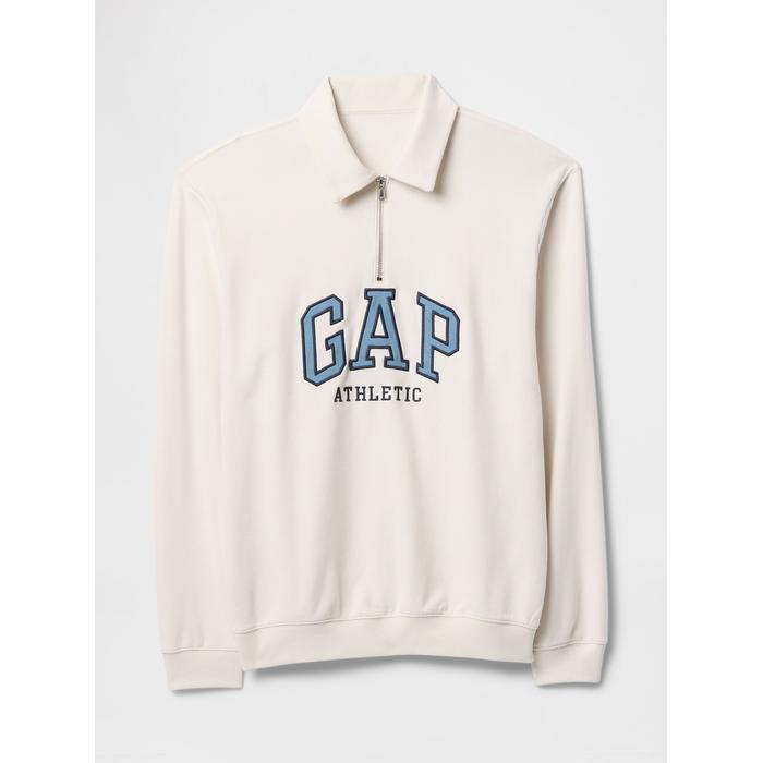 VintageSoft Gap Logo Polo Yaka Sweatshirt цвет: Бежевый