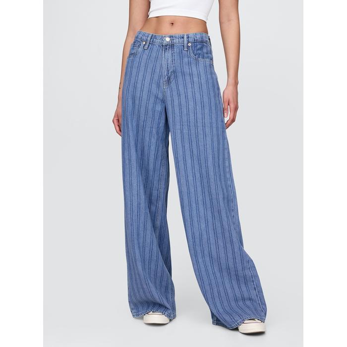 Mid Rise UltraSoft Baggy Jean Pantolon цвет: Голубой