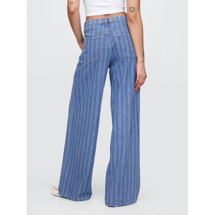 Mid Rise UltraSoft Baggy Jean Pantolon цвет: Голубой