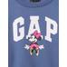 Disney Толстовка с логотипом Minnie Mouse Gap цвет: Синий