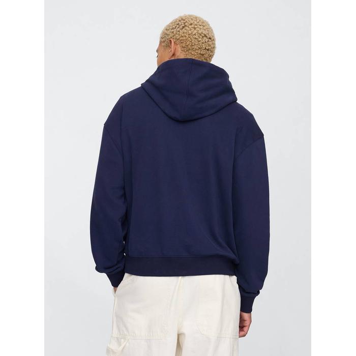 VintageSoft Oversize Gap Logo Kapüşonlu Sweatshirt цвет: Синий