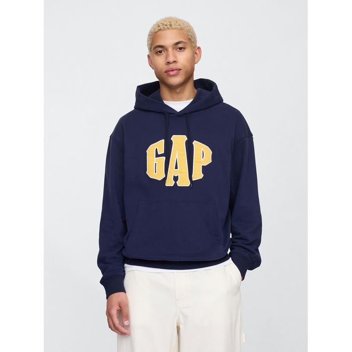 VintageSoft Oversize Gap Logo Kapüşonlu Sweatshirt цвет: Синий