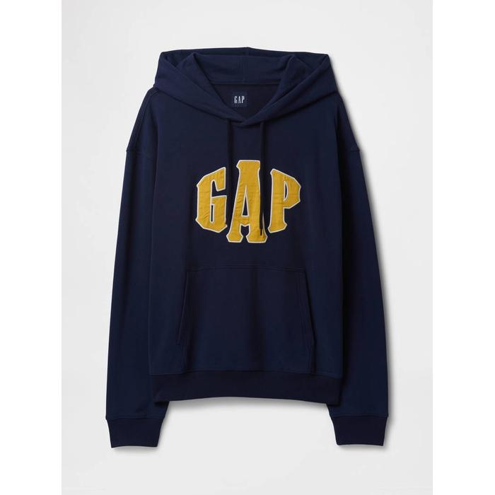 VintageSoft Oversize Gap Logo Kapüşonlu Sweatshirt цвет: Синий