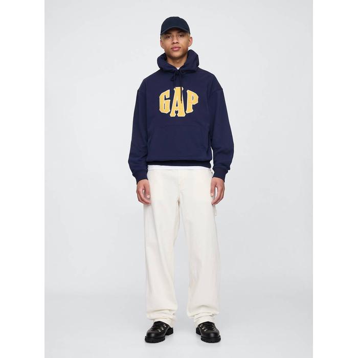 VintageSoft Oversize Gap Logo Kapüşonlu Sweatshirt цвет: Синий