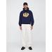VintageSoft Oversize Gap Logo Kapüşonlu Sweatshirt цвет: Синий