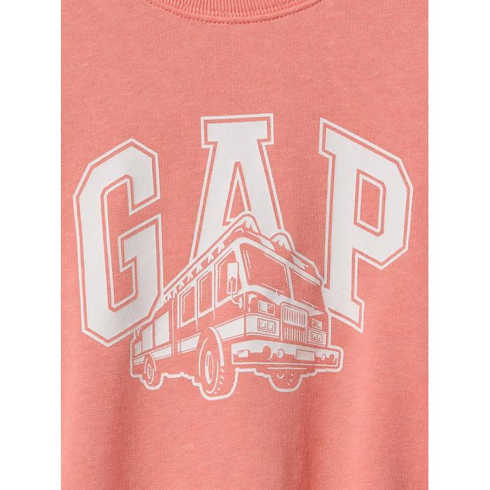 Relaxed Толстовка с логотипом Gap цвет: Розовый