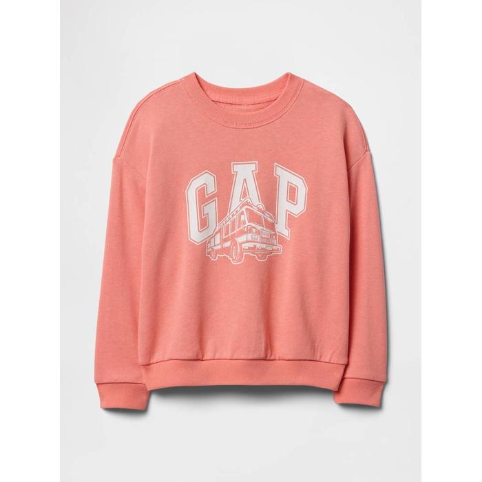 Relaxed Толстовка с логотипом Gap цвет: Розовый
