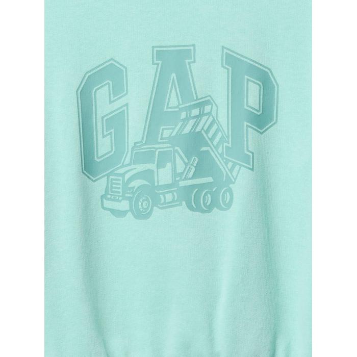Relaxed Толстовка с логотипом Gap цвет: Зелёный
