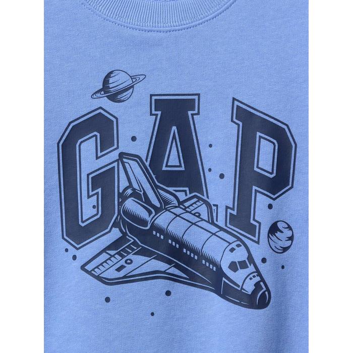 Relaxed Толстовка с логотипом Gap цвет: Голубой