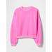VintageSoft Bisiklet Yaka Crop Sweatshirt цвет: Розовый
