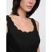 Keten Karışımlı Crop Askılı Bluz цвет: Чёрный