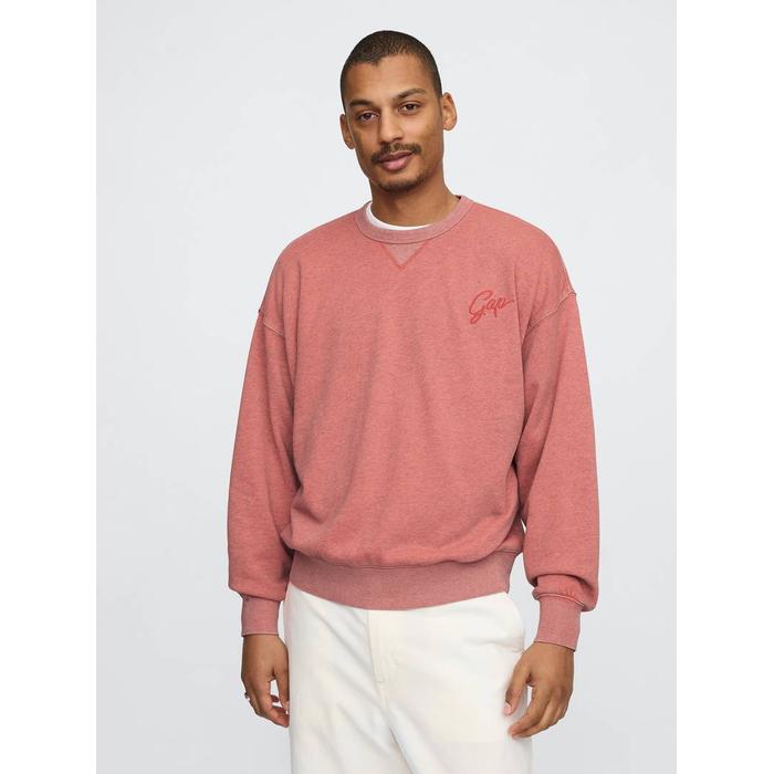 Vintage Soft Oversize Gap Logo Sweatshirt цвет: Розовый