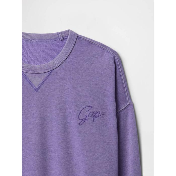 Vintage Soft Oversize Gap Logo Sweatshirt цвет: Фиолетовый