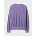 Vintage Soft Oversize Gap Logo Sweatshirt цвет: Фиолетовый