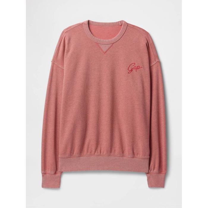 Vintage Soft Oversize Gap Logo Sweatshirt цвет: Розовый