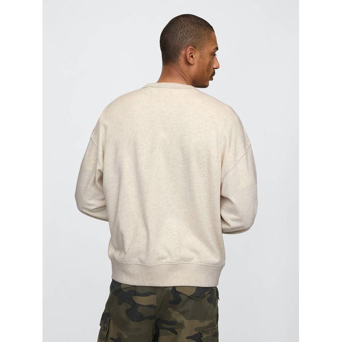 Vintage Soft Oversize Gap Logo Sweatshirt цвет: Бежевый