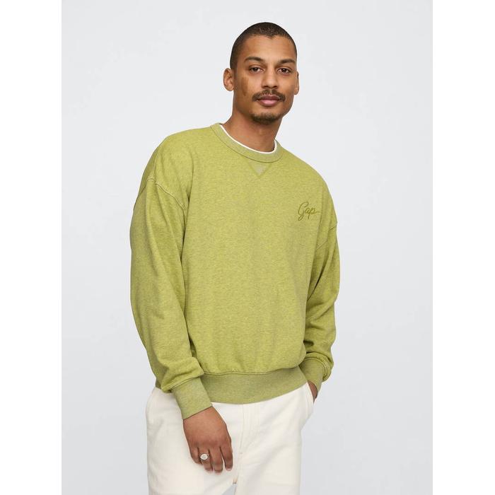 Vintage Soft Oversize Gap Logo Sweatshirt цвет: Зелёный