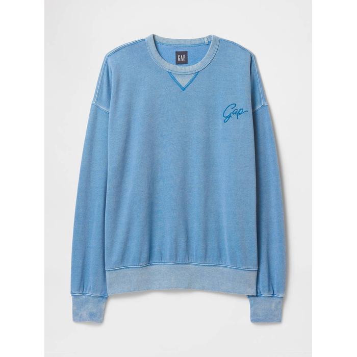 Vintage Soft Oversize Gap Logo Sweatshirt цвет: Голубой