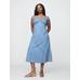 Denim Maxi Elbise