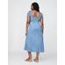 Denim Maxi Elbise