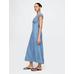 Denim Maxi Elbise