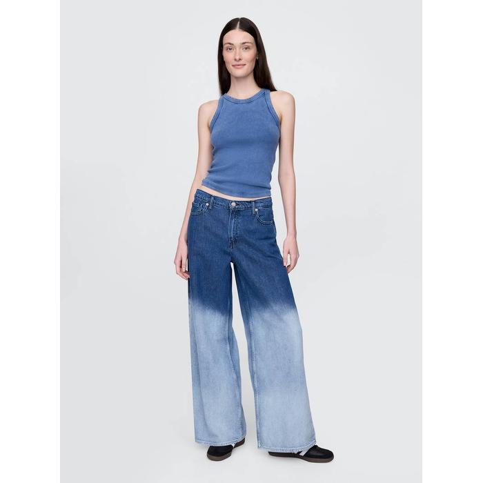 Mid Rise UltraSoft Baggy Jean Pantolon цвет: Голубой