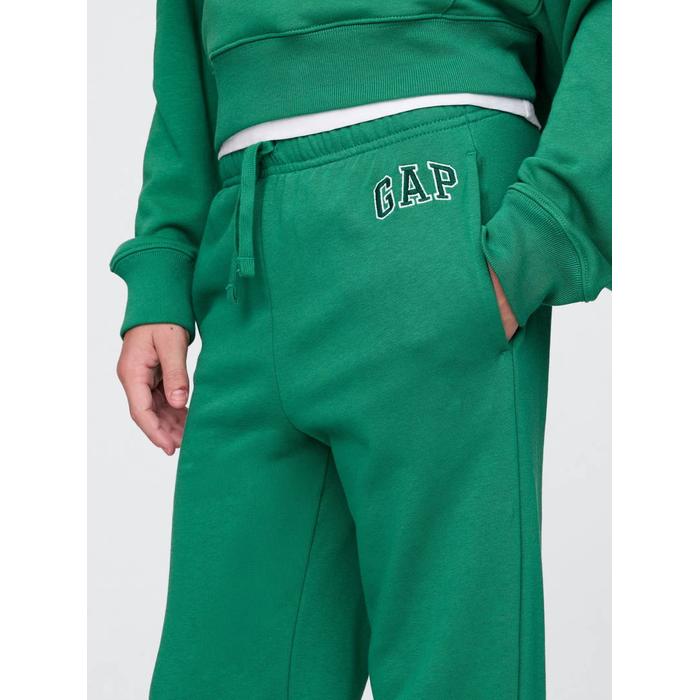 Relaxed Спортивные штаны джоггера из махровой ткани с логотипом Gap цвет: Зелёный