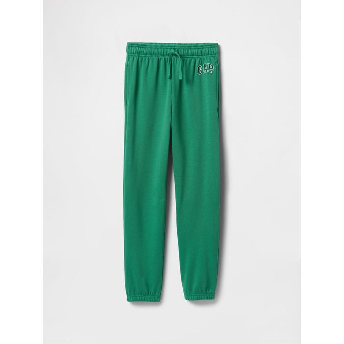 Relaxed Спортивные штаны джоггера из махровой ткани с логотипом Gap цвет: Зелёный