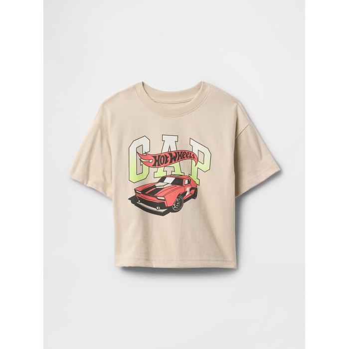 Футболка с рисунком Gap Logo Hot Wheels цвет: Бежевый