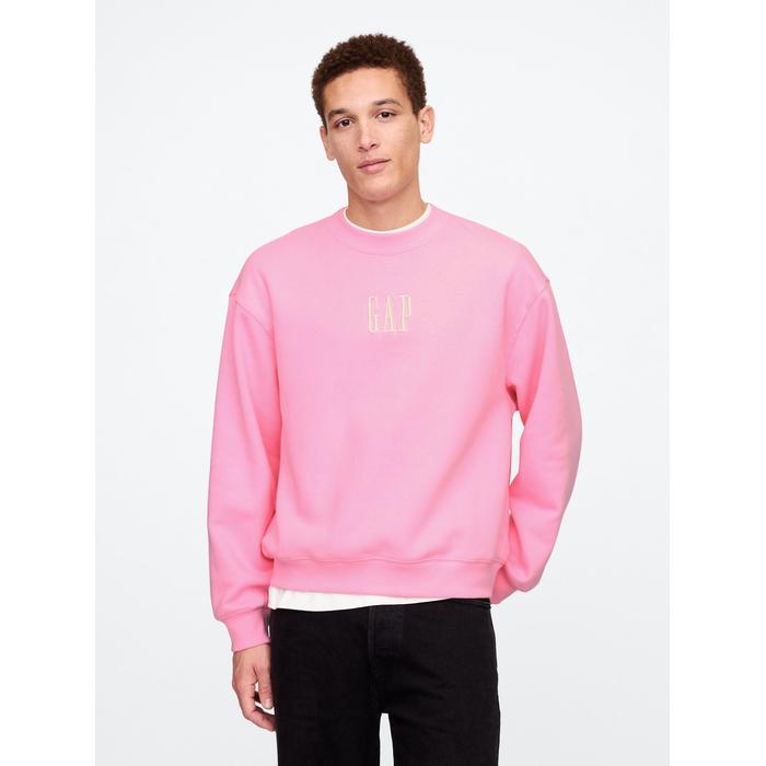Gap Logo Vintage Soft Fleece Sweatshirt цвет: Розовый