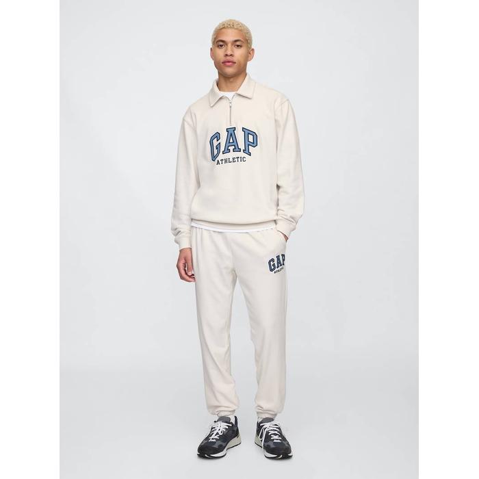 VintageSoft Gap Logo Polo Yaka Sweatshirt цвет: Бежевый