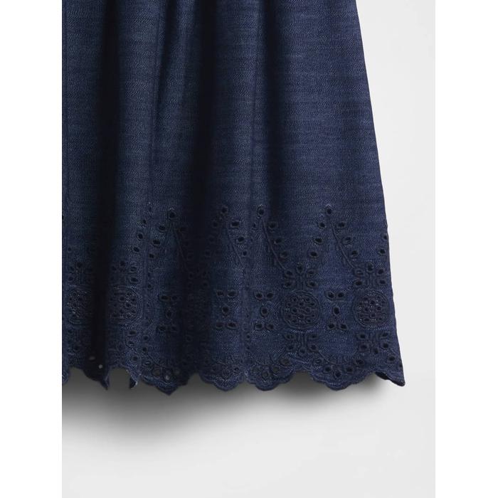 Fisto İşlemeli Denim Mini Etek цвет: Синий