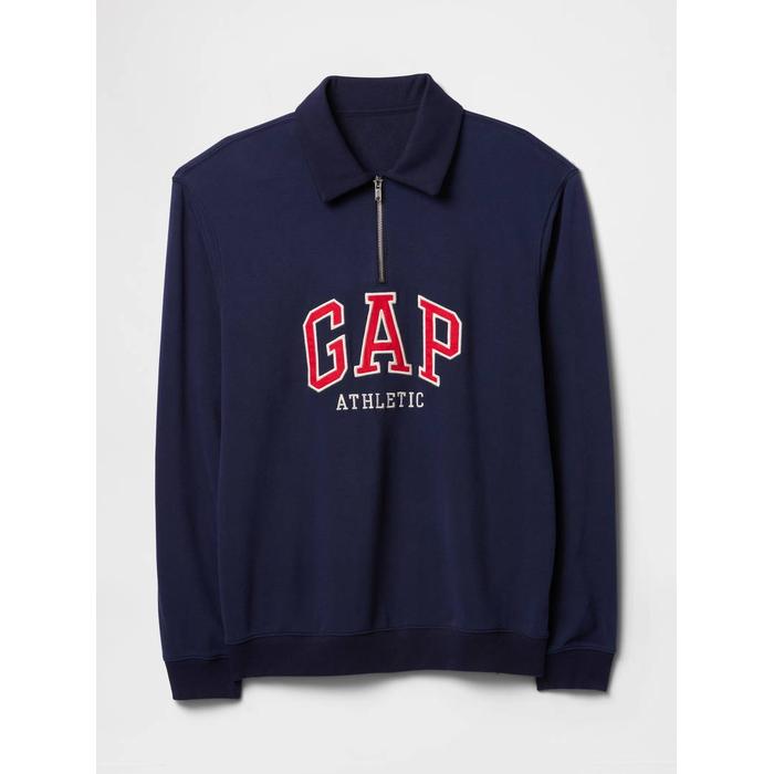 VintageSoft Gap Logo Polo Yaka Sweatshirt цвет: Синий