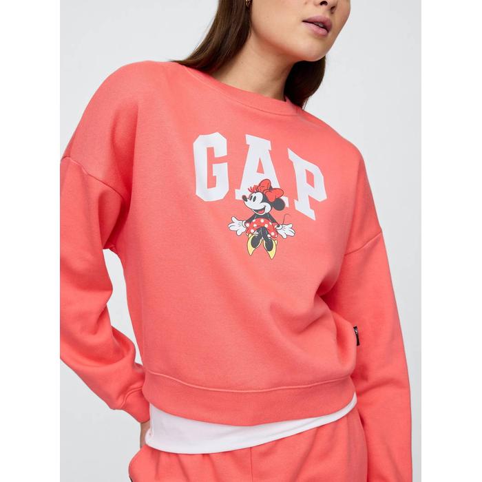 Gap Logo Disney Sweatshirt цвет: Розовый
