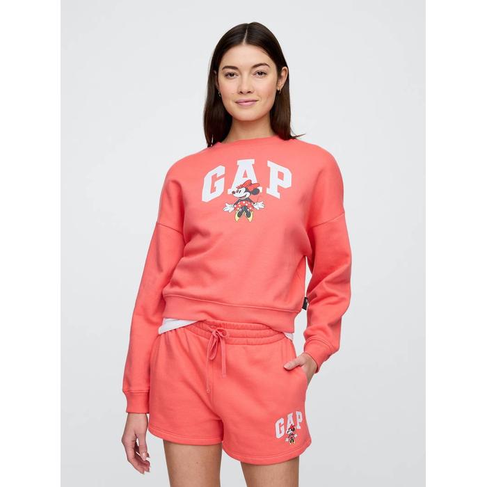Gap Logo Disney Sweatshirt цвет: Розовый