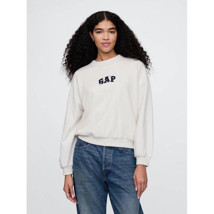 Vintage Soft Oversize Gap Logo Sweatshirt цвет: Бежевый