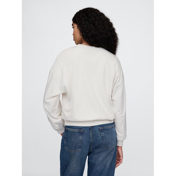 Vintage Soft Oversize Gap Logo Sweatshirt цвет: Бежевый