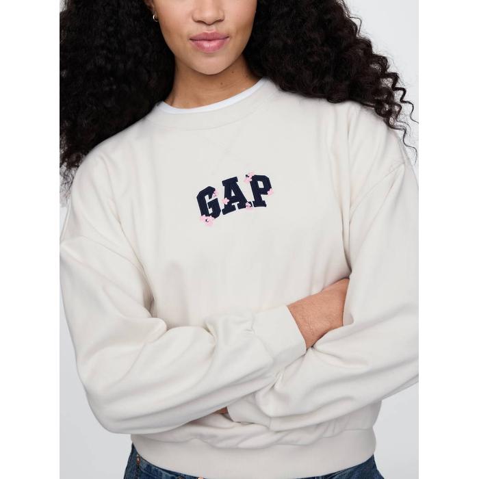 Vintage Soft Oversize Gap Logo Sweatshirt цвет: Бежевый